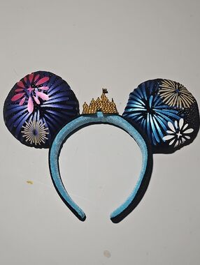 Disney Mickey mouse the main attraction ear headband fireworks 12/12 December